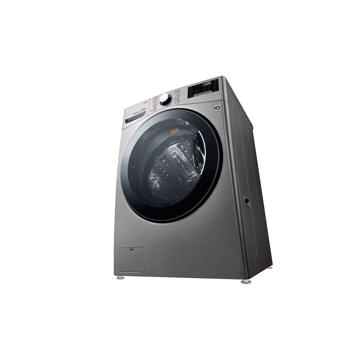 LG Front Load Washing Machine, 24 kg, 1100 RPM, Stainless Silver, F0P3CYVDT