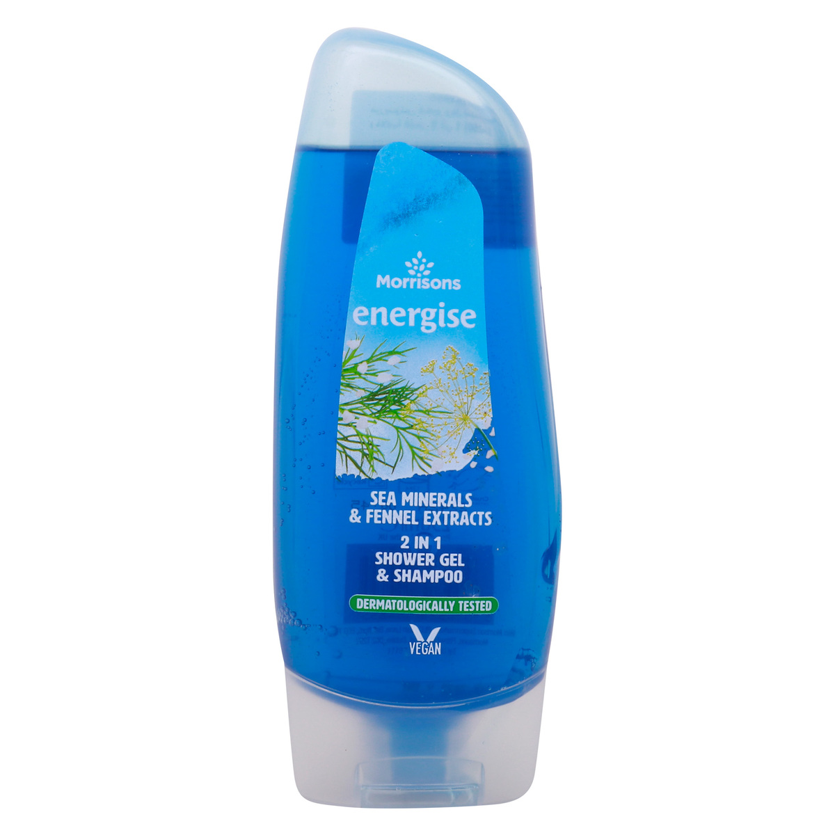 Morrisons 2in1 Shower Gel & Shampoo Sea Minerals & Fennel Extracts, 250 ml