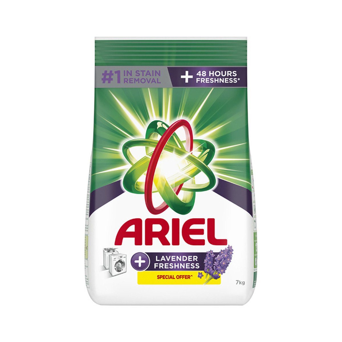 Ariel Lavender Freshness Front Load Washing Powder Value Pack 7 kg