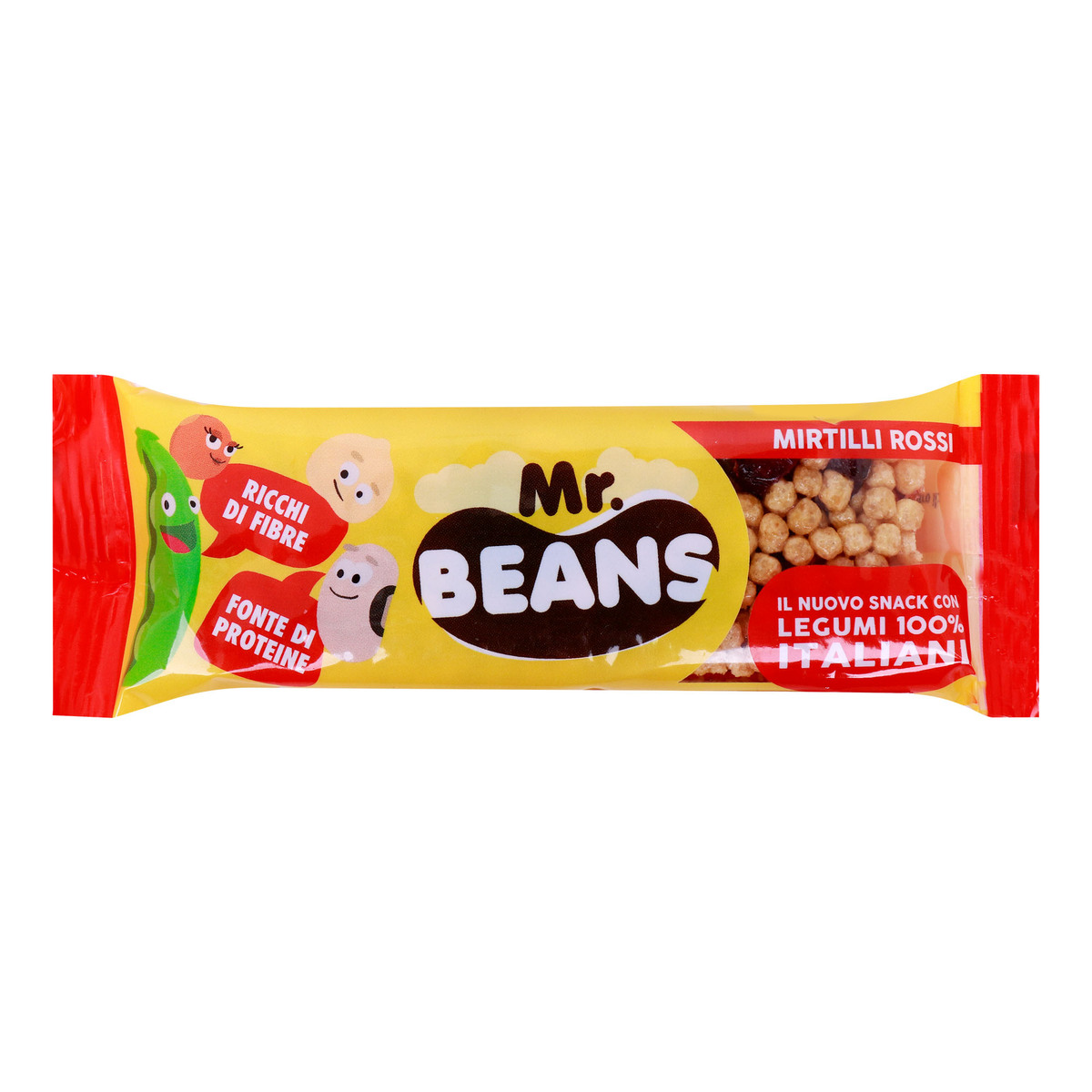 Mr. Beans Legume Bar Red Berries Flavour 25 g