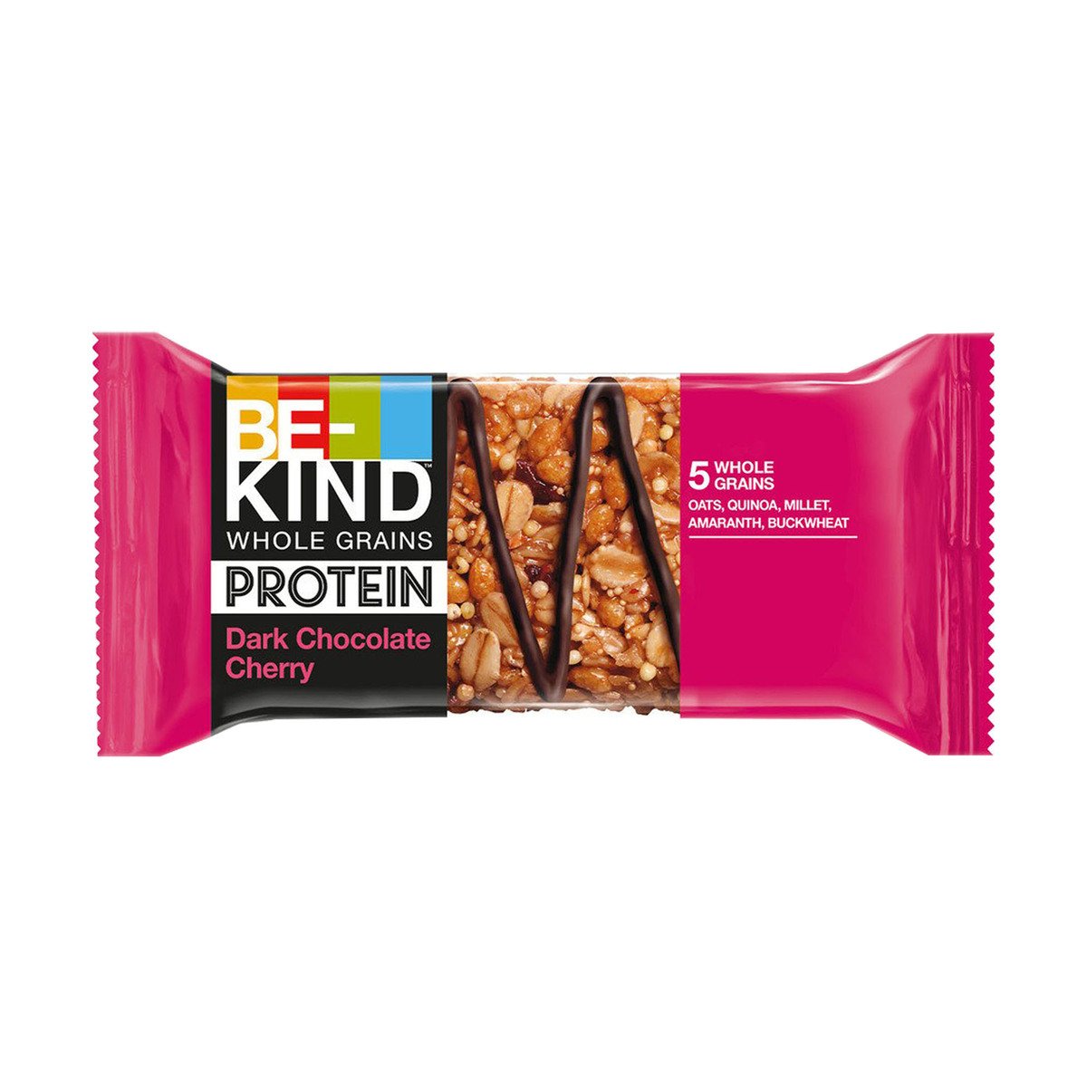 Buy Be-Kind Whole Grains Dark Chocolate Cherry Protein Bar 30 g Online at Best Price | Sports Nutrition | Lulu KSA in UAE