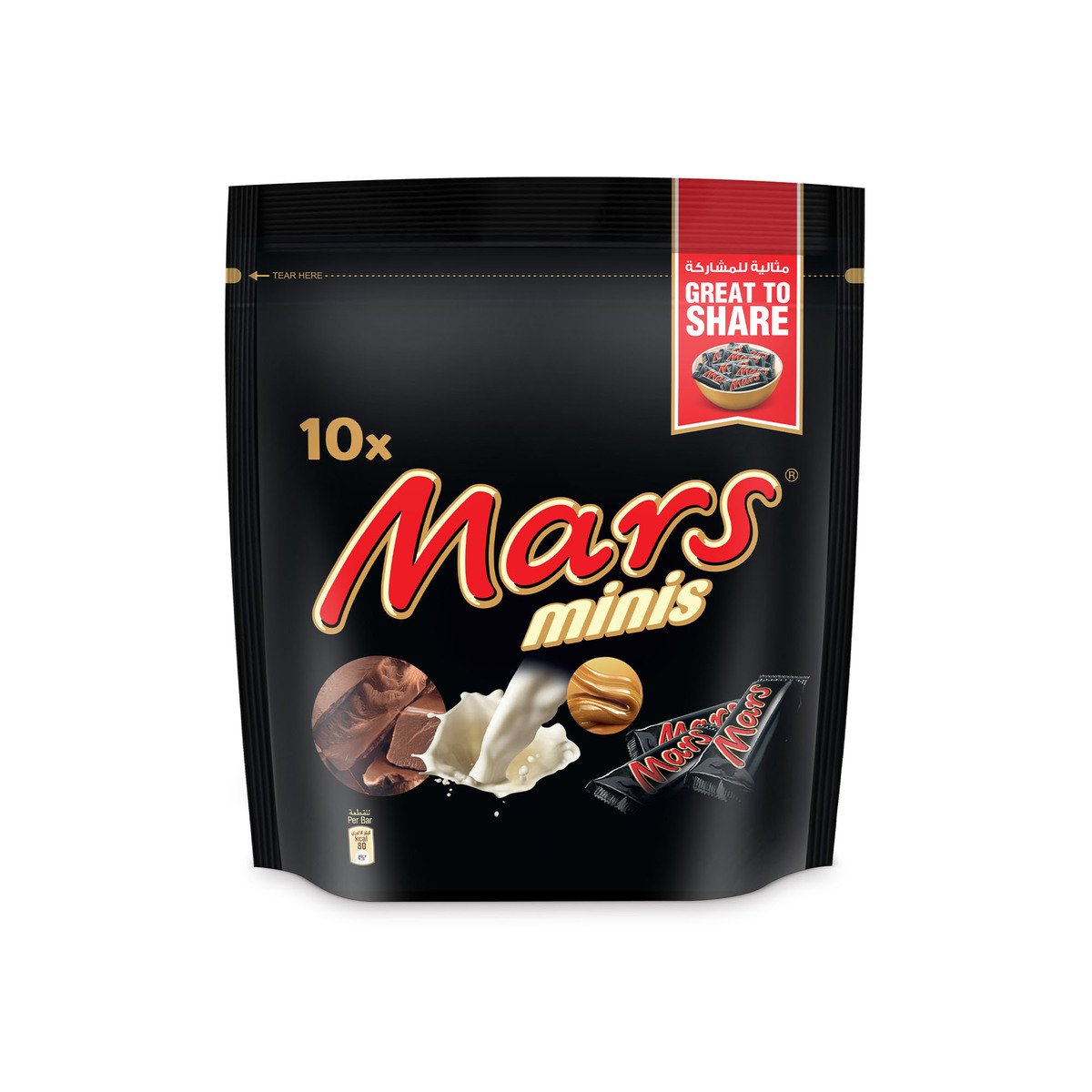 مارس مينيس كيس شوكولاتة 10 قطع ، 180 جم