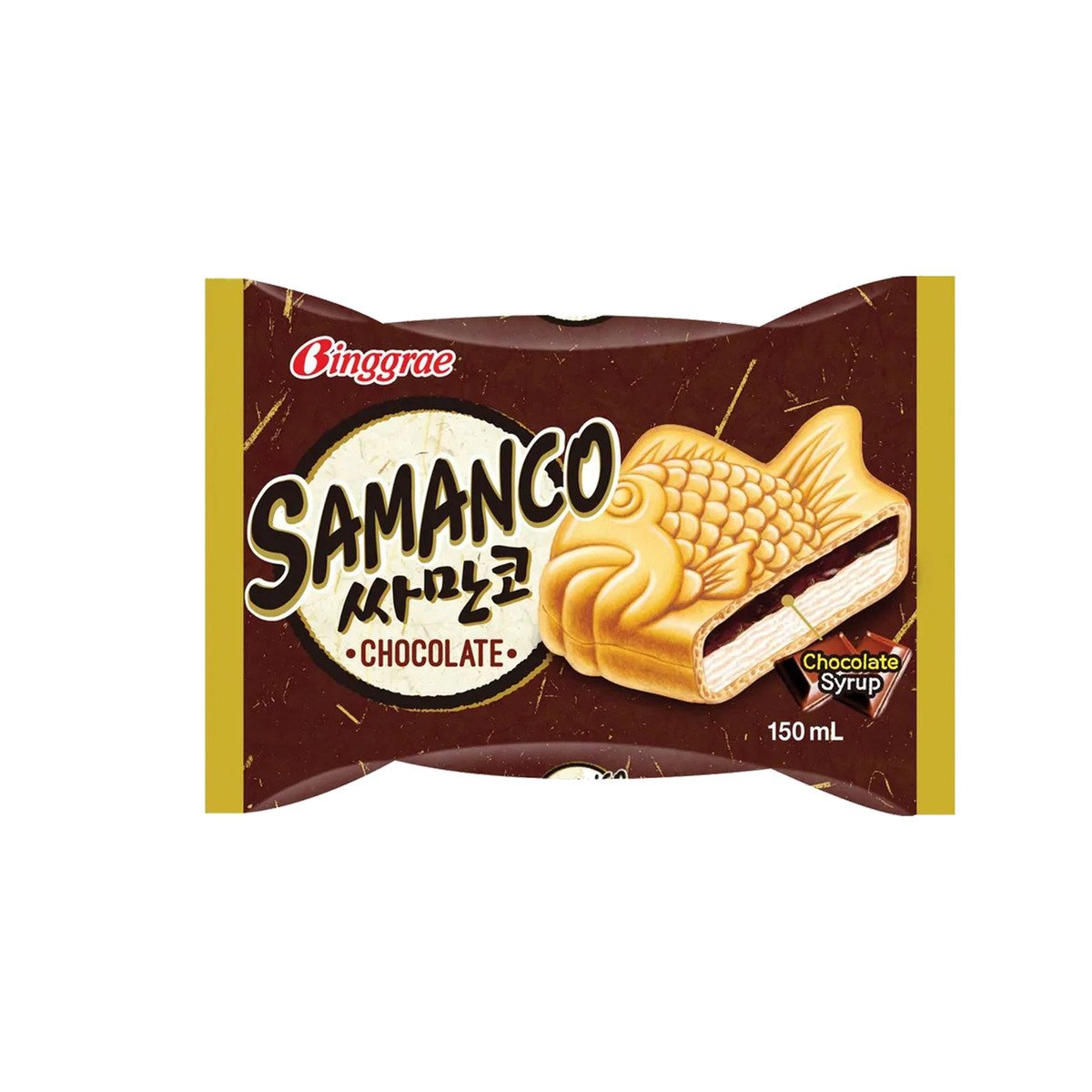 Binggrae Samanco Chocolate Ice Cream Sandwich 150 ml