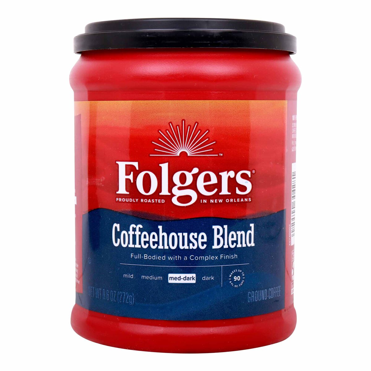 Folgers Coffeehouse Blend Full-Bodied with a Complex Finish Med-Dark Ground Coffee 272 g