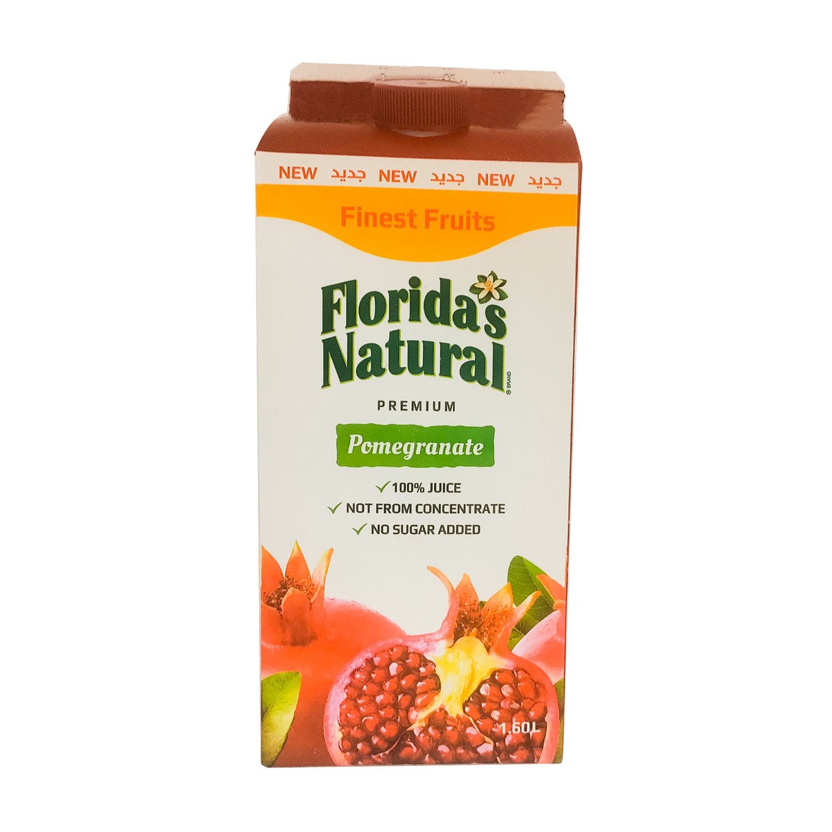 فلوريدا ناتشورال - عصير الرمان بدون سكر مضاف - 1.6 لتر