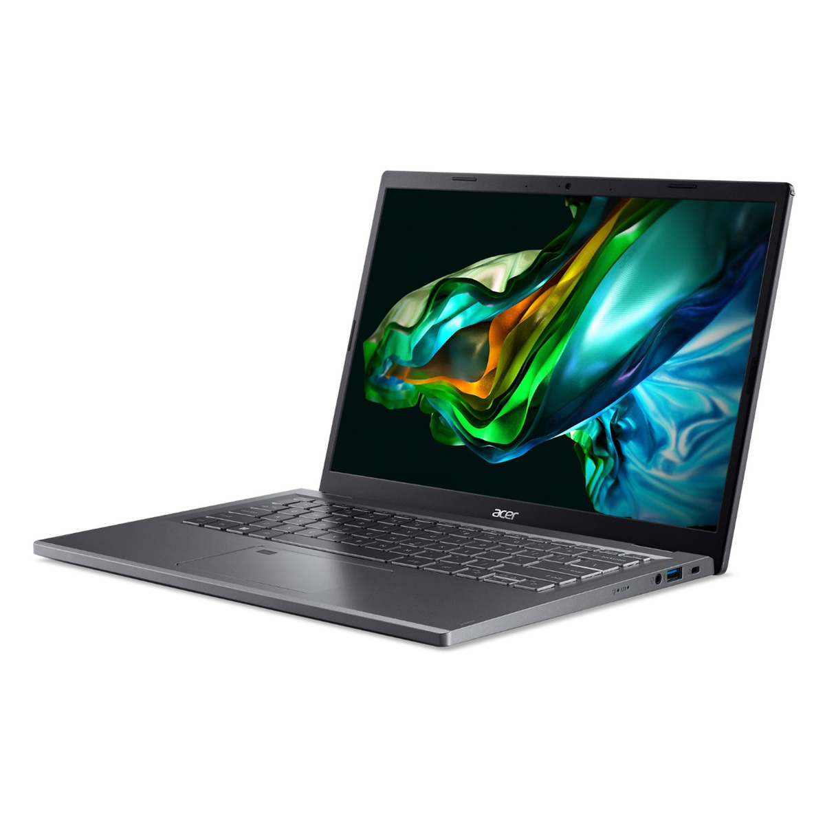 Acer Aspire 5 Notebook, 14 inches, FHD Display, Intel Core i5-1335U, 8 GB RAM, 512 GB SSD, Windows 11 Home, Gray, NXKHCEM001