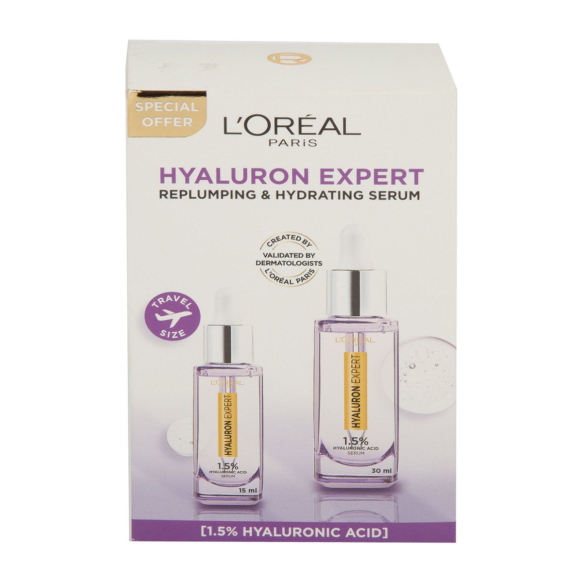 L'Oreal Paris Hyaluron Expert Serum 30 ml + 15 ml