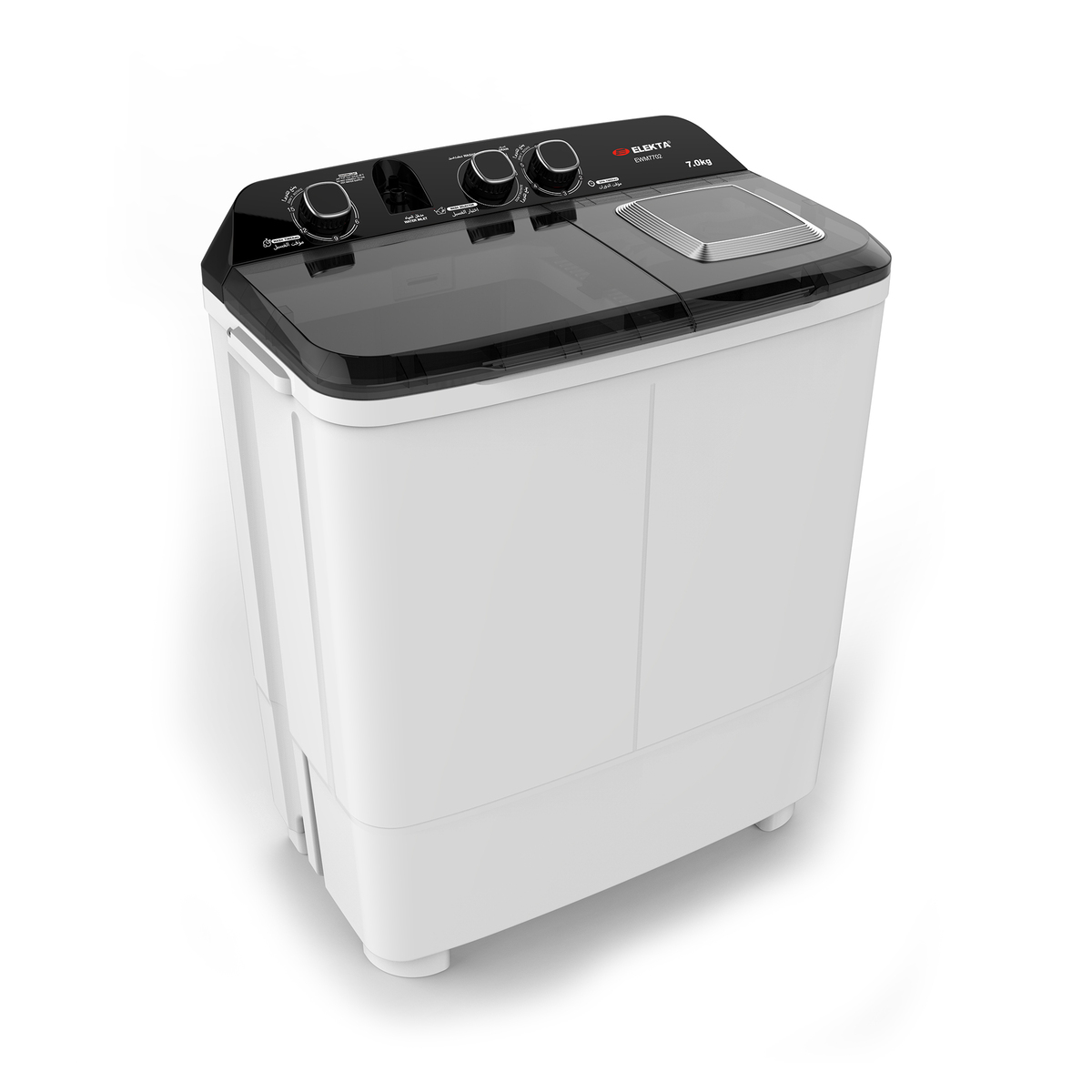 Elekta Top Load Semi Automatic Washing Machine EWM-7702 7Kg