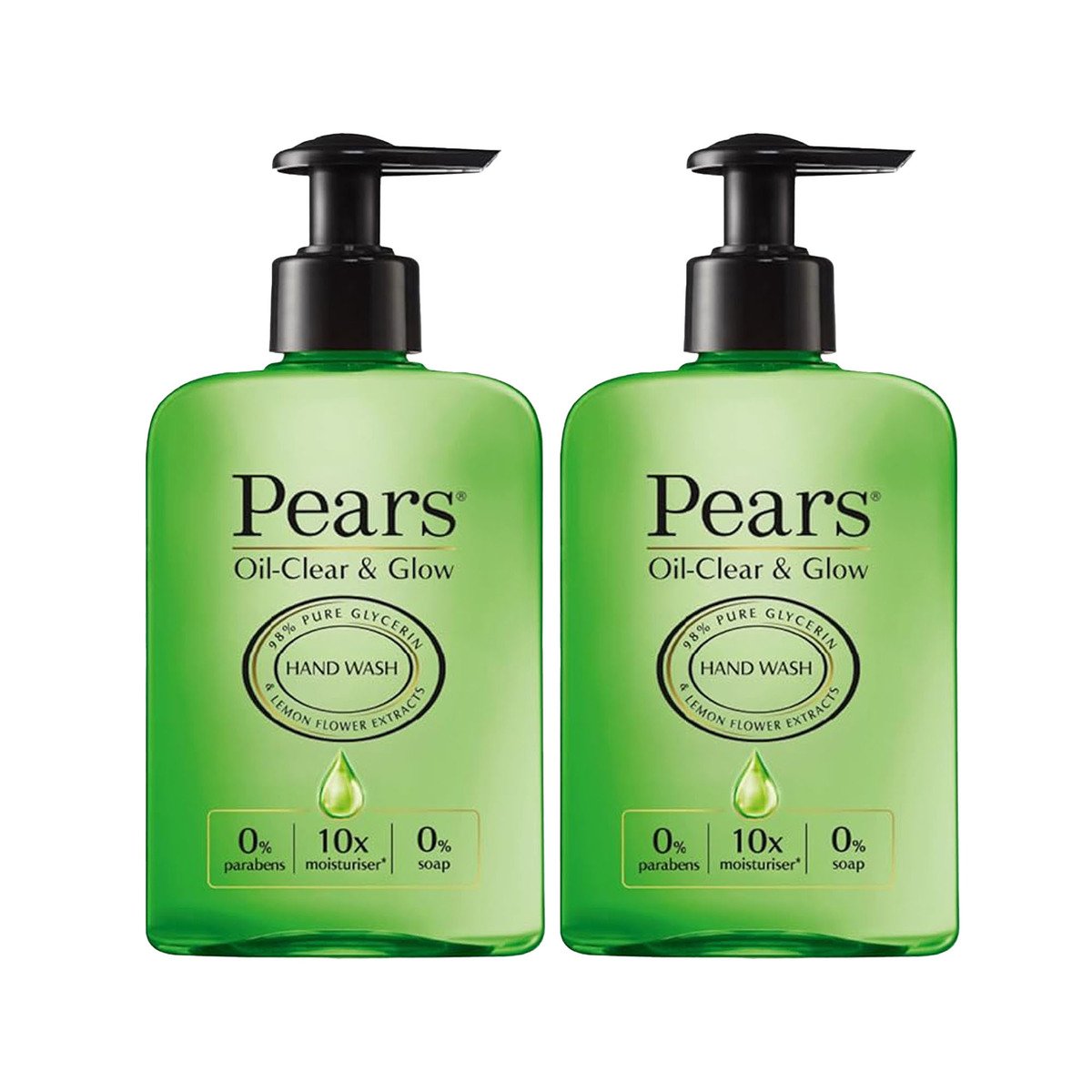 Pears Oil Clear & Glow Hand Wash Value Pack 2 x 250 ml