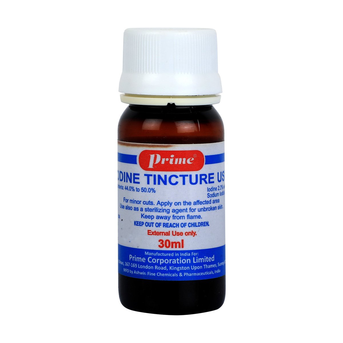 Prime Iodine Tincture, 30 ml