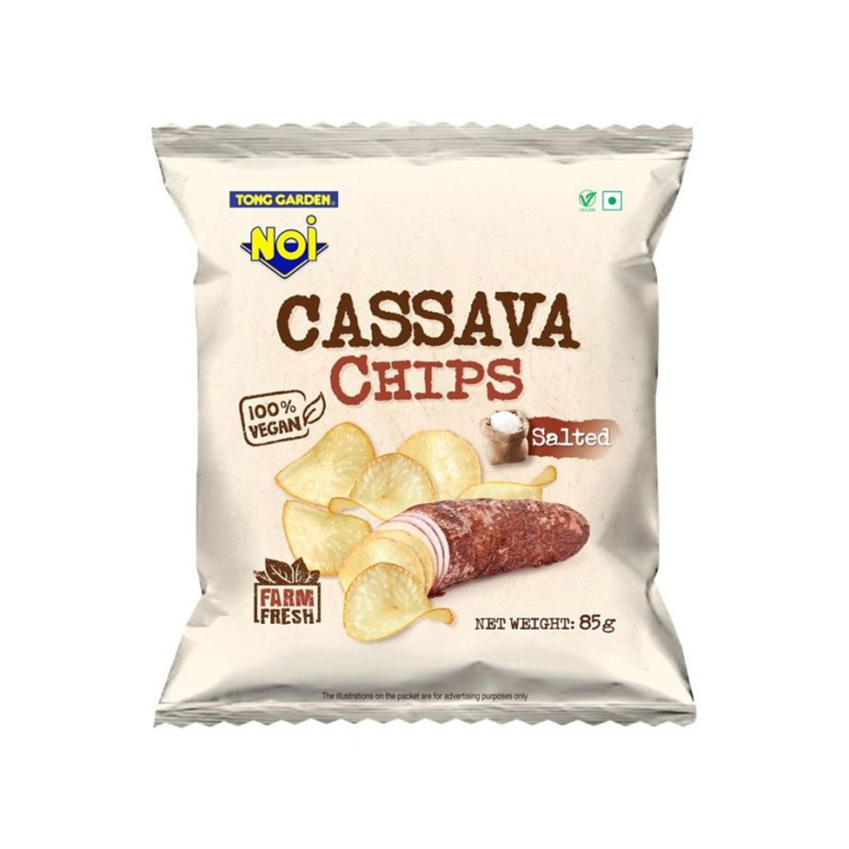 Noi Cassava Chips Salted 85g