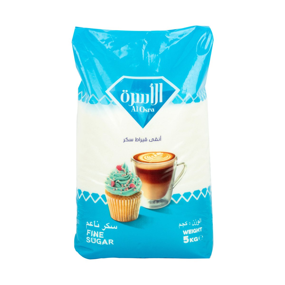Buy Al Osra Fine Sugar 5 kg Online at Best Price | White Sugar | Lulu Kuwait in Saudi Arabia