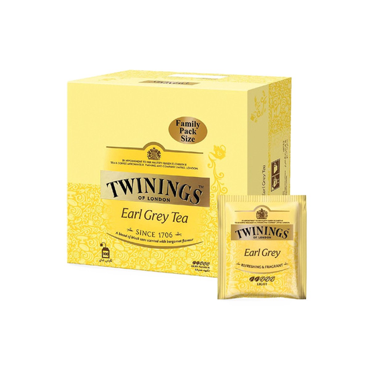 اشتري قم بشراء توينينجز شاي أسود منوع عبوة توفيرية 100 كيس شاي Online at Best Price من الموقع - من لولو هايبر ماركت Speciality Tea في الامارات