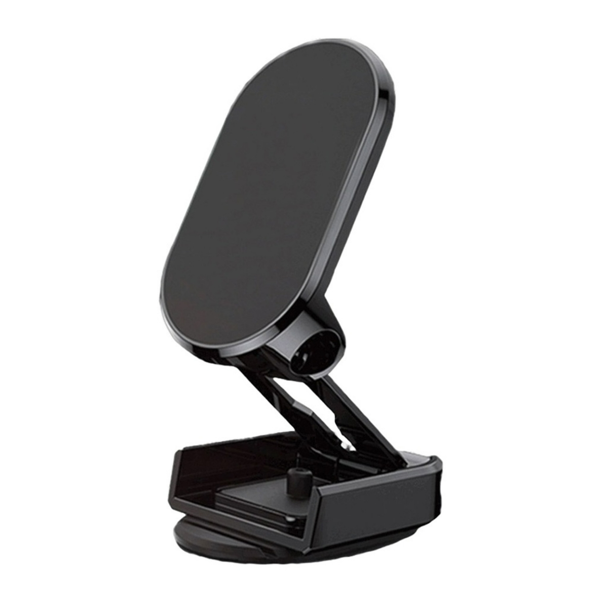 Porodo Dashboard N50x6 Magnet Phone Holder with Metal Plate, Black, PD-6MDPH-BK
