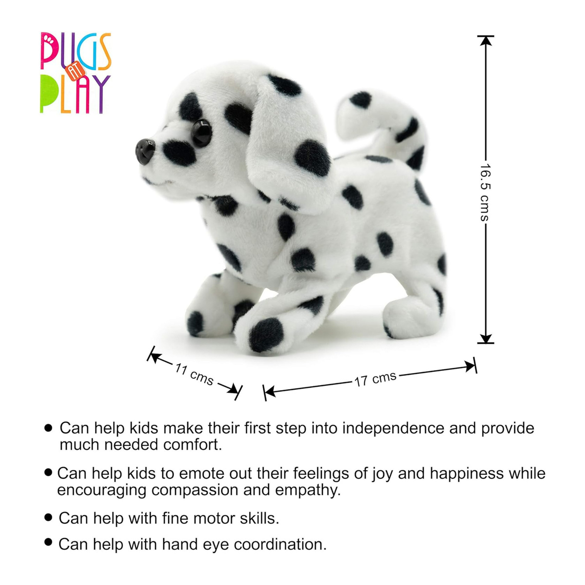 Pugs at Play Spotty The Dalmatian Functional Dog, PAP02