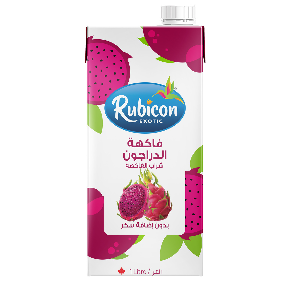Rubicon Exotic No Added Sugar Dragon Fruit Drink 1 Litre