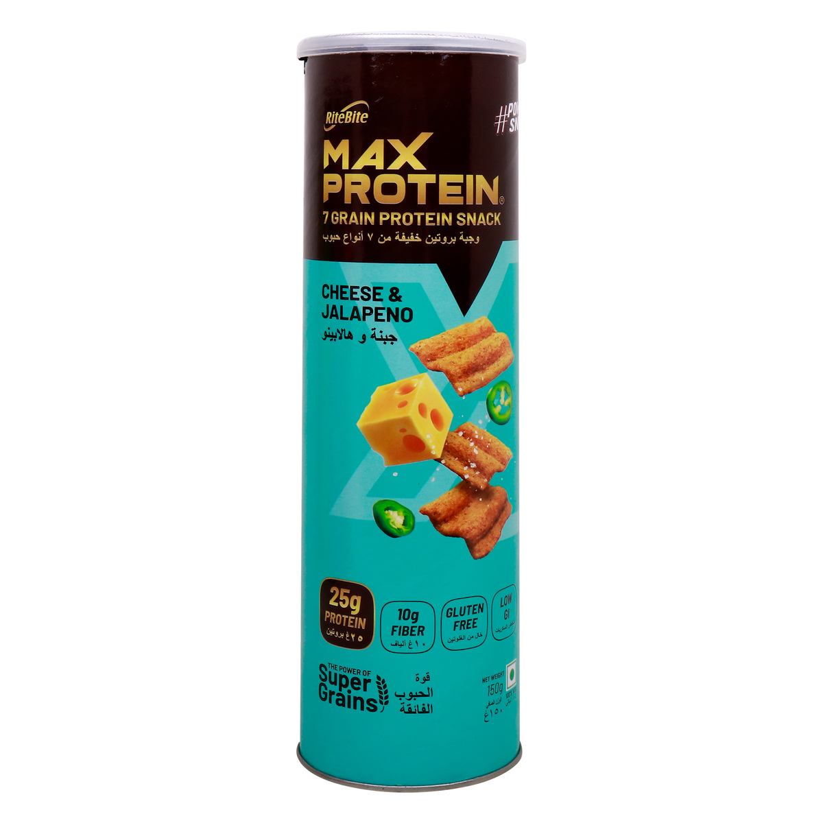 Max Protein Cheese & Jalapeno Protein Chips 150 g
