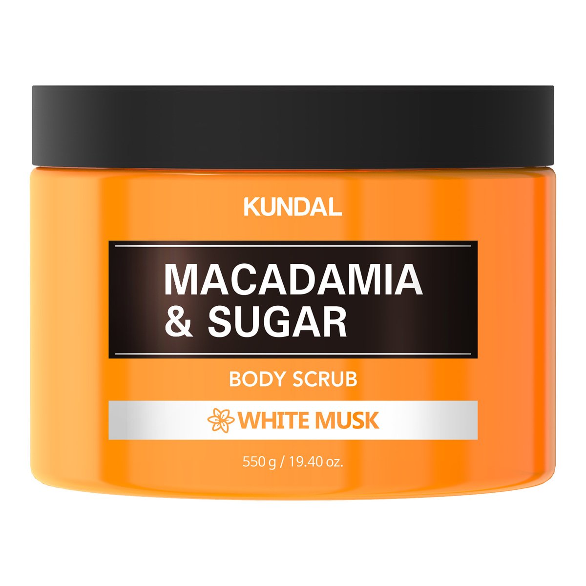 Kundal Macadamia & Sugar White Musk Body Scrub 550 g