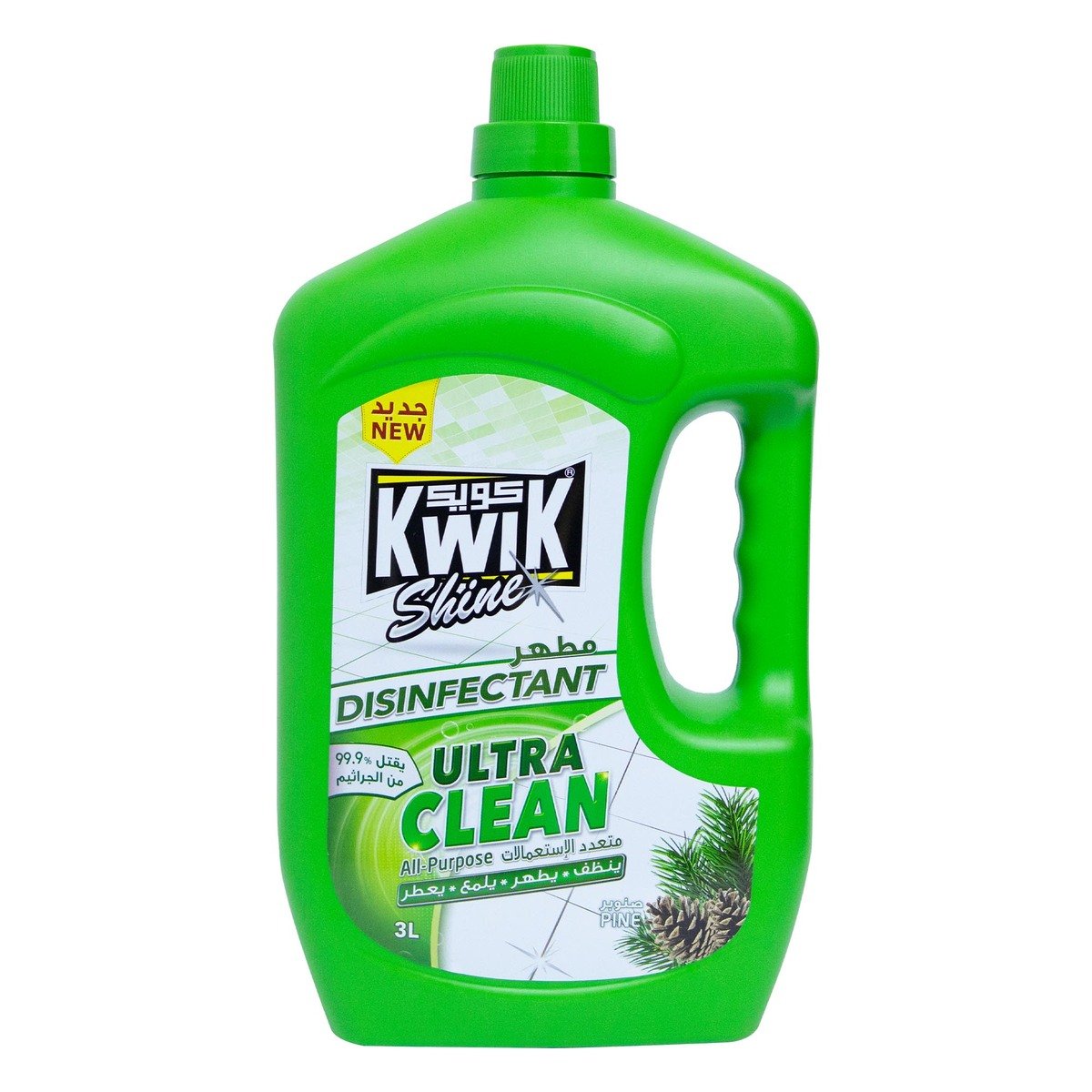 Buy Kwik Shine Pine Ultra Clean All Purpose Disinfectant 3 Litres Online at Best Price | IMPORTED FROM AROUND THE WORLD | Lulu UAE in UAE