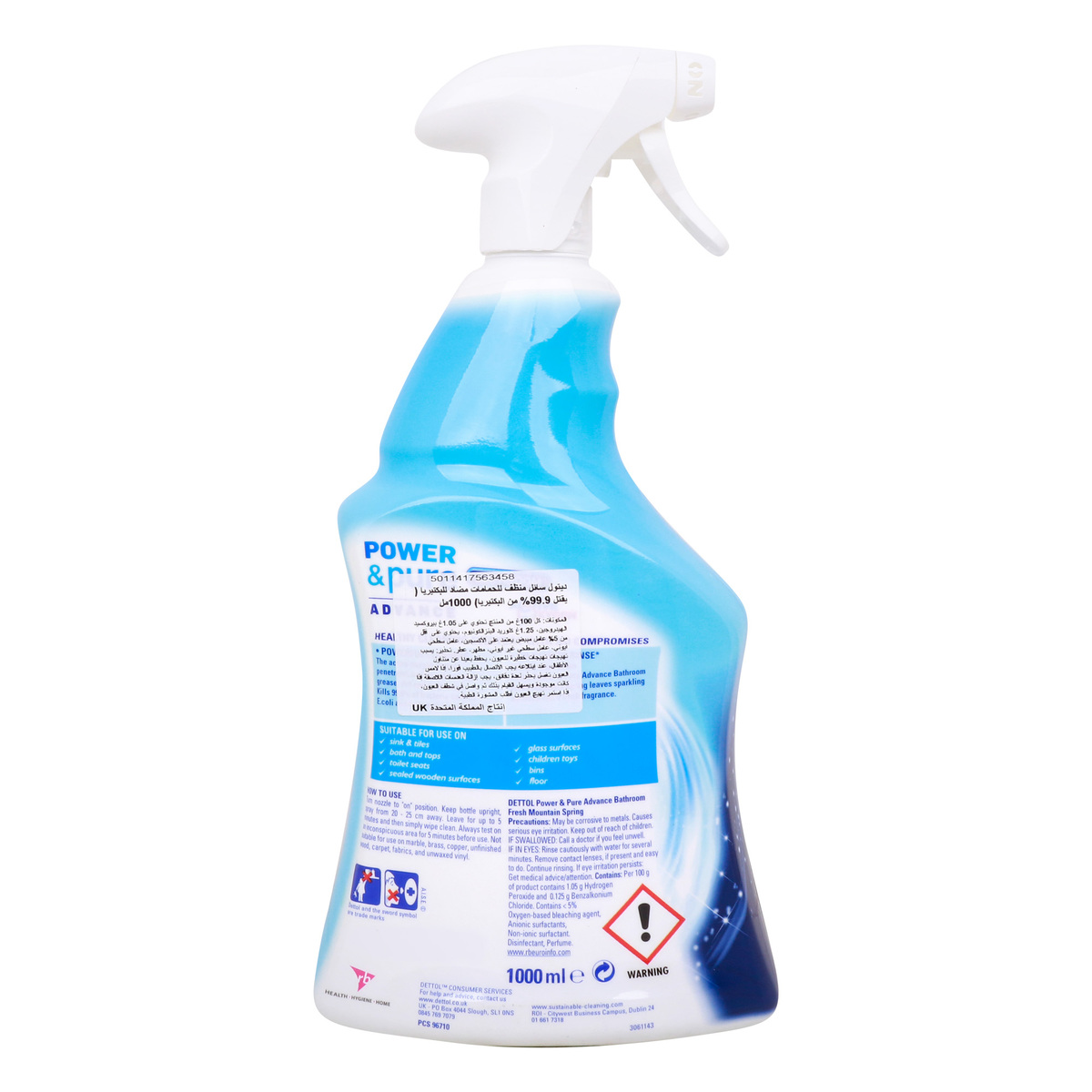 Dettol Disinfectants Spray Fresh Mountain Spring, 1 Litre