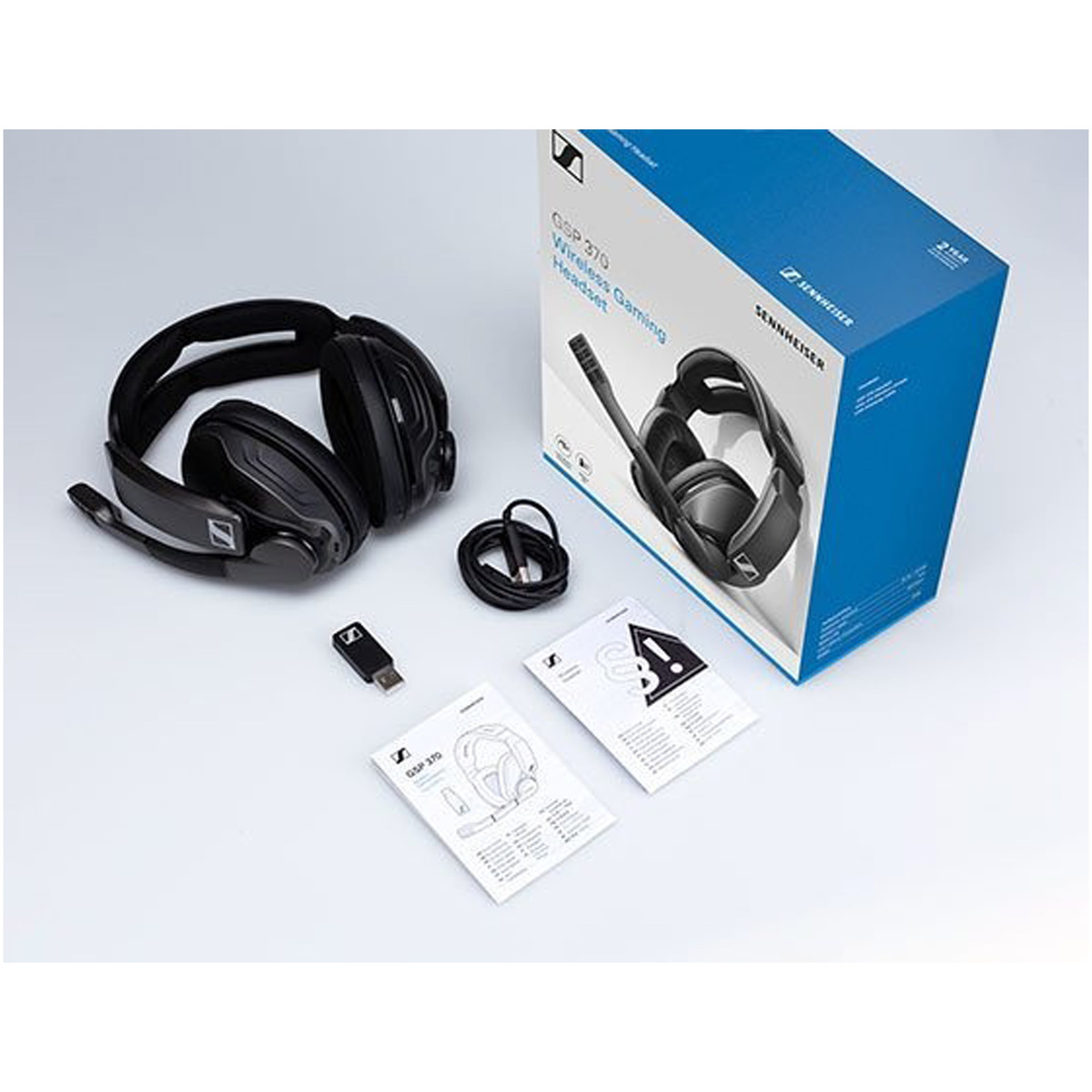 Sennheiser Wireless Gaming Headset, 100 Hrs Battery Life, Black, GSP370
