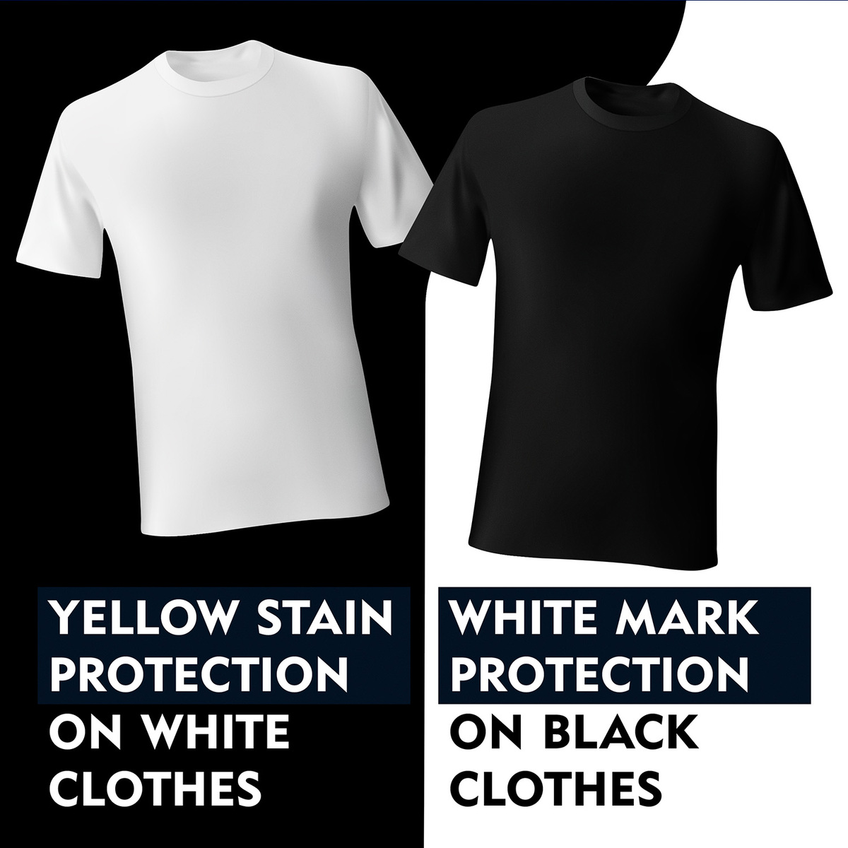 نيفيا مزيل العرق للرجال غير مرئي للملابس البيضاء والسوداء 150 مل