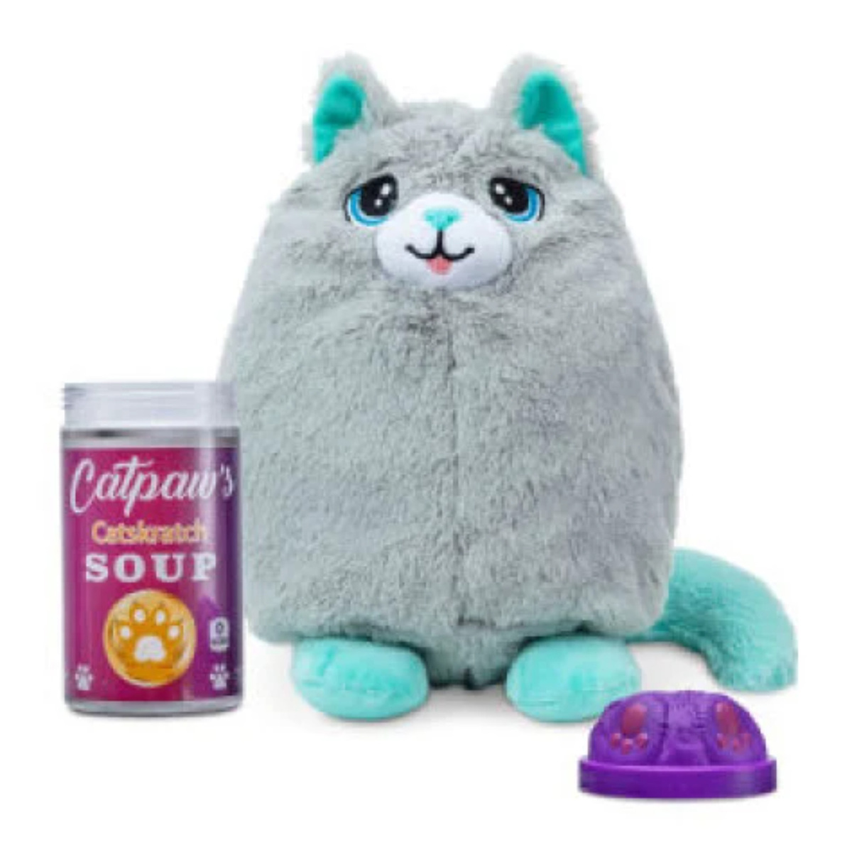 Basic Fun Misfittens Puffy Cat Collectible Plush Toys 03935/36 Assorted