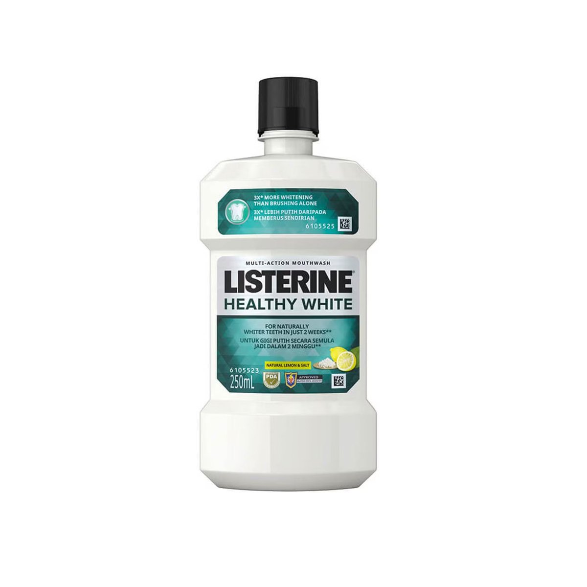 Listerine Multi Action Mouth Wash Healthy White 250ml