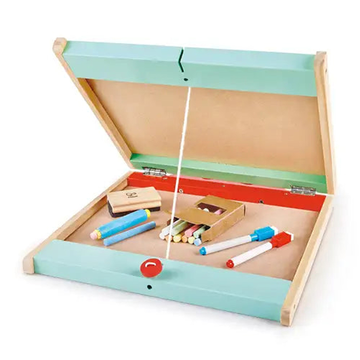 Hape Store and Go Easel Folding Double-Sided Tabletop for Kids, E1062