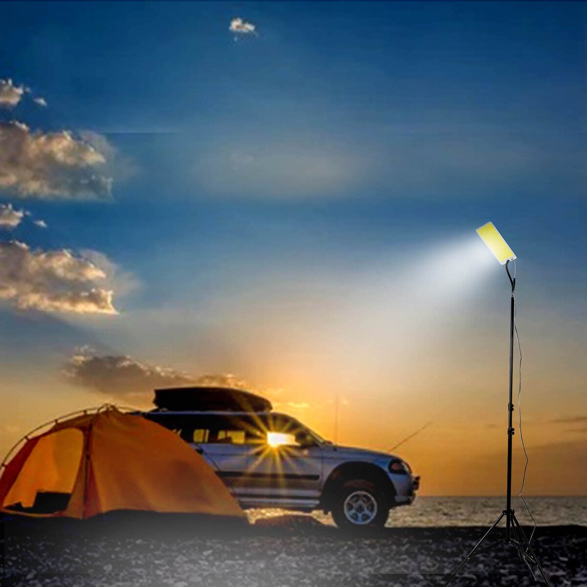 Namson Multi Function Camping Led Light With Stand, 300 W, 2.2 m Rod,  NA-7172 Online at Best Price, Other Outdoor Access