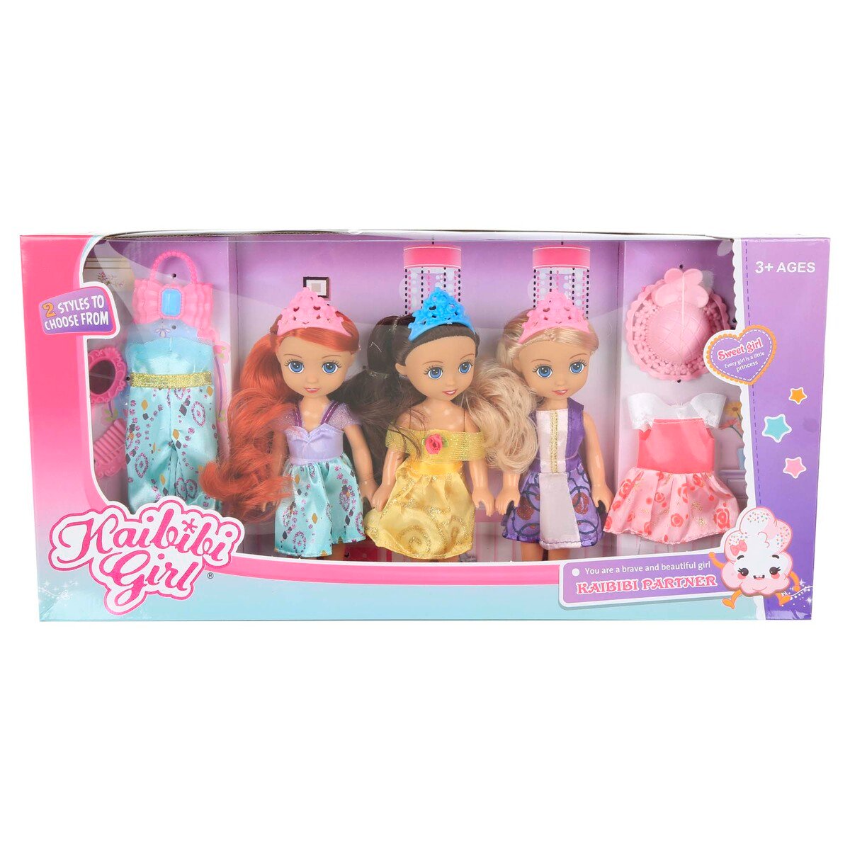 Fabiola Mini Fashion Doll 3Pcs BLD222