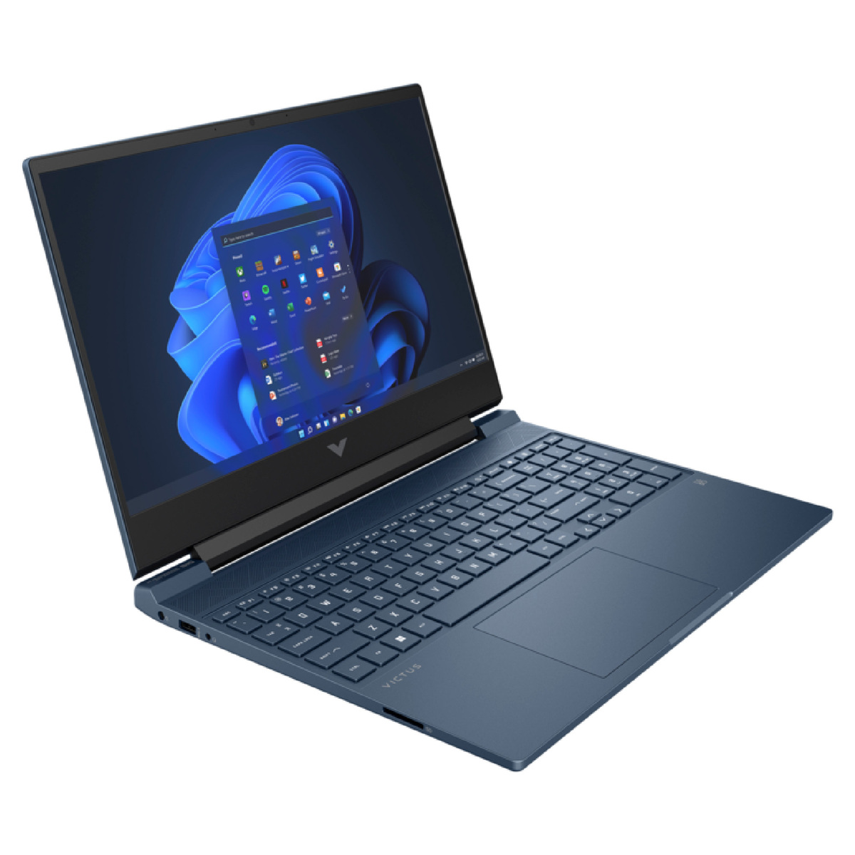 Victus Gaming Laptop 15fb0014, Windows 11 Home, 15.6",AMD Ryzen 7-5800H, 16GB RAM, 512GB SSD, 4GB NVIDIA® GeForce RTX™ 3050, FHD, Performance blue