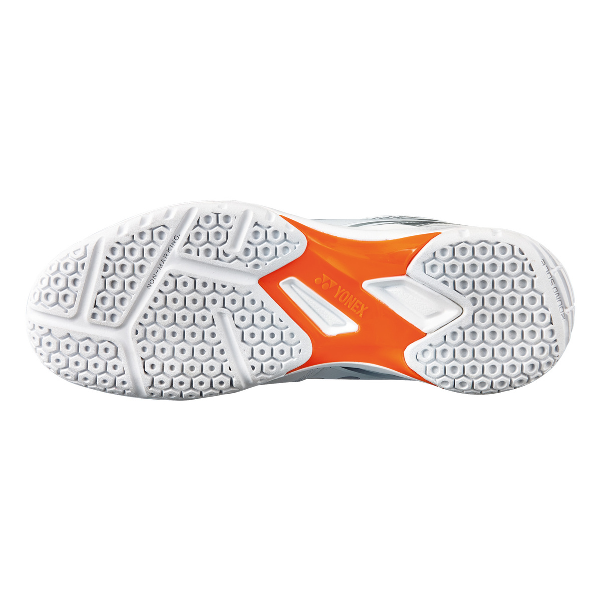 Yonex Power Cushion 65 X Mens Badminton Shoes, SHB65X3EX, White/Orange, 42 EU