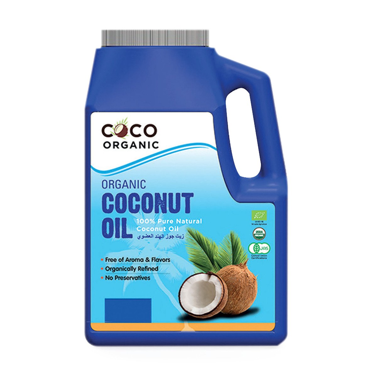 اشتري قم بشراء كوكو زيت جوز الهند العضوي 1 لتر Online at Best Price من الموقع - من لولو هايبر ماركت Coconut Oil في الكويت