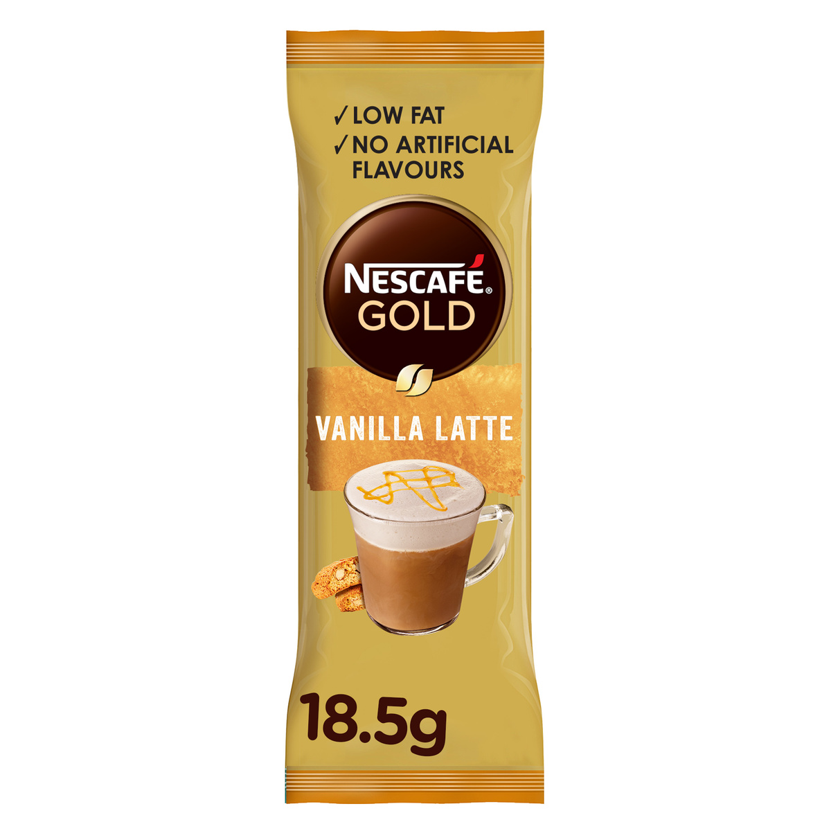 Nescafe Gold Cappuccino Vanilla Latte Coffee Mix 8 x 18.5 g