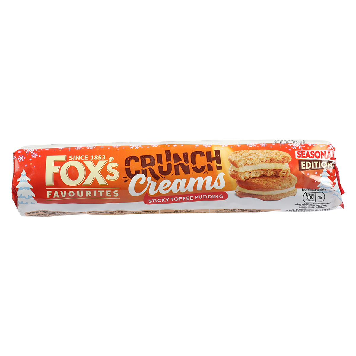 Fox's Favourite Sticky Toffee Pudding Crunch Creams 200 g