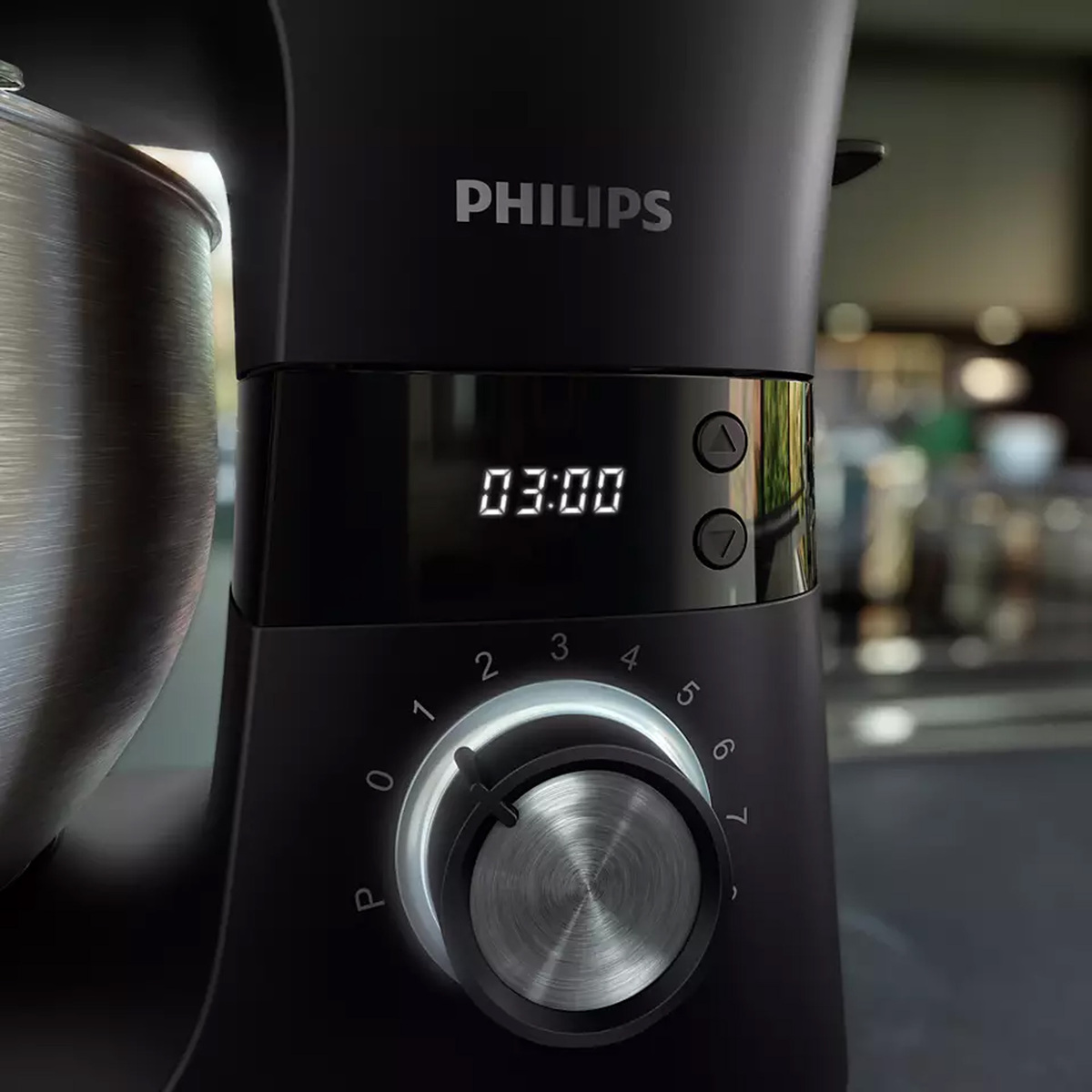 Philips Kitchen Machine, 7000 Series, 1000 W, Black, HR7962/21