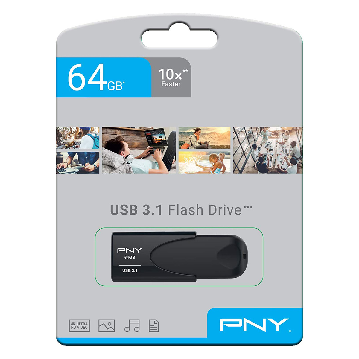 PNY Flash Drive Attache 431K 3.1 64GB