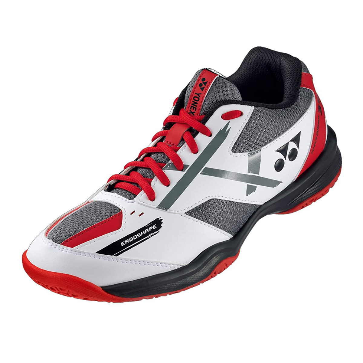 Yonex Mens Badminton Shoes, SHB39WEX, White/Red, 42