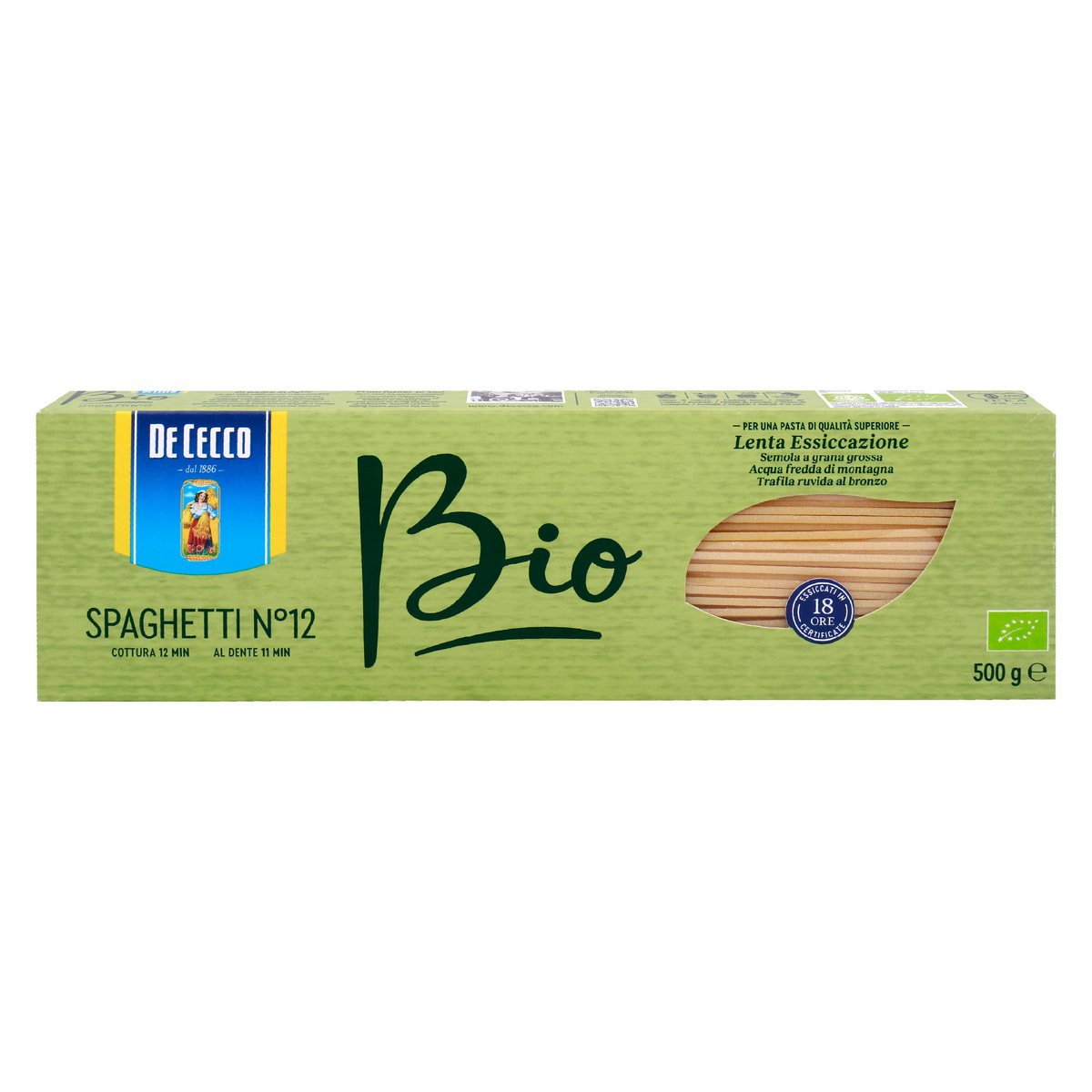 De Cecco Bio Spaghetti No. 12 500 g