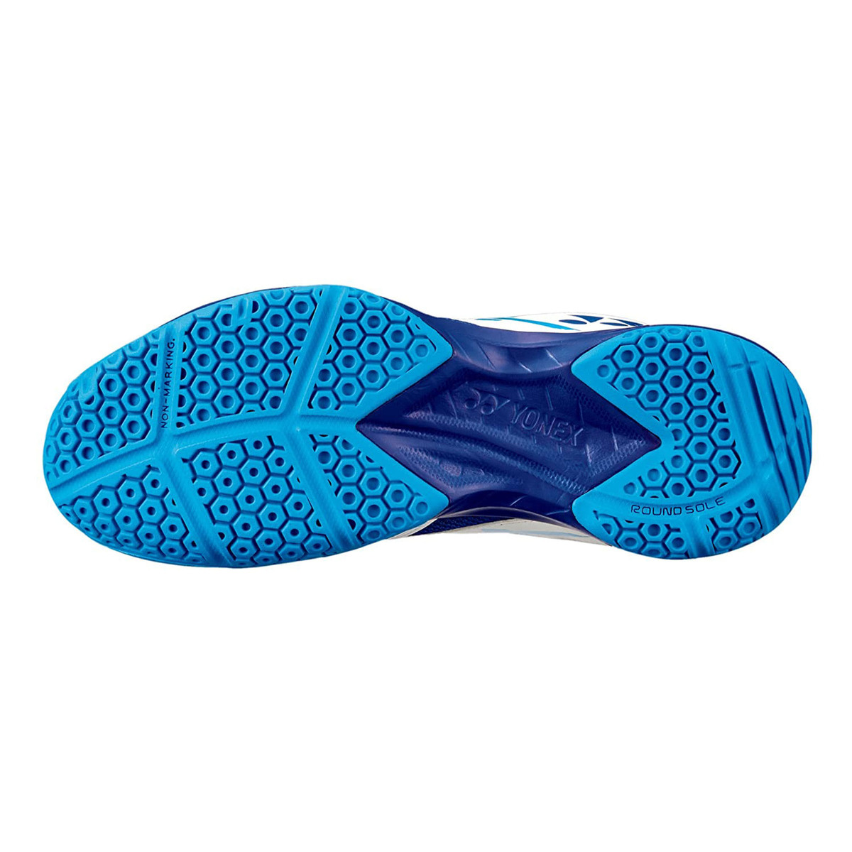 يونيكس حذاء تنس الريشة للرجال، SHB39EX، أبيض/أزرق، 40