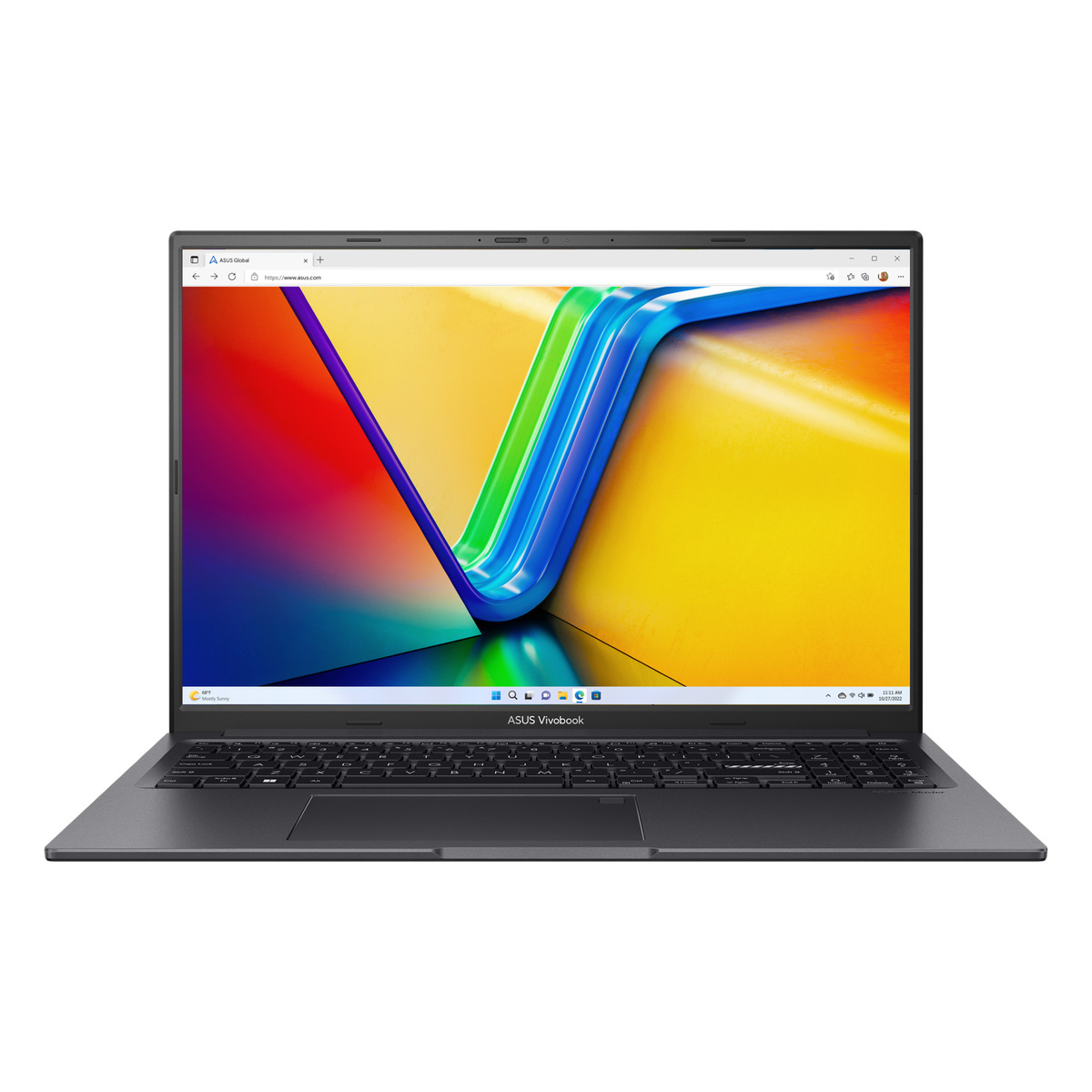 Asus 16 inches Vivobook 16X Laptop, Intel Core i7-12650H, 16 GB RAM, 512 GB Storage, Windows 11 Home, Black, K3605ZU-N1104W