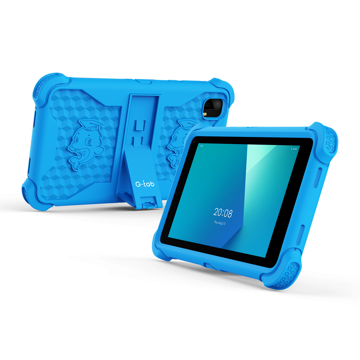 جي تاب F1 جهاز لوحي للأطفال، شاشة 7 بوصة، 2 جيجابايت رام، 32 جيجابايت تخزين، أزرق