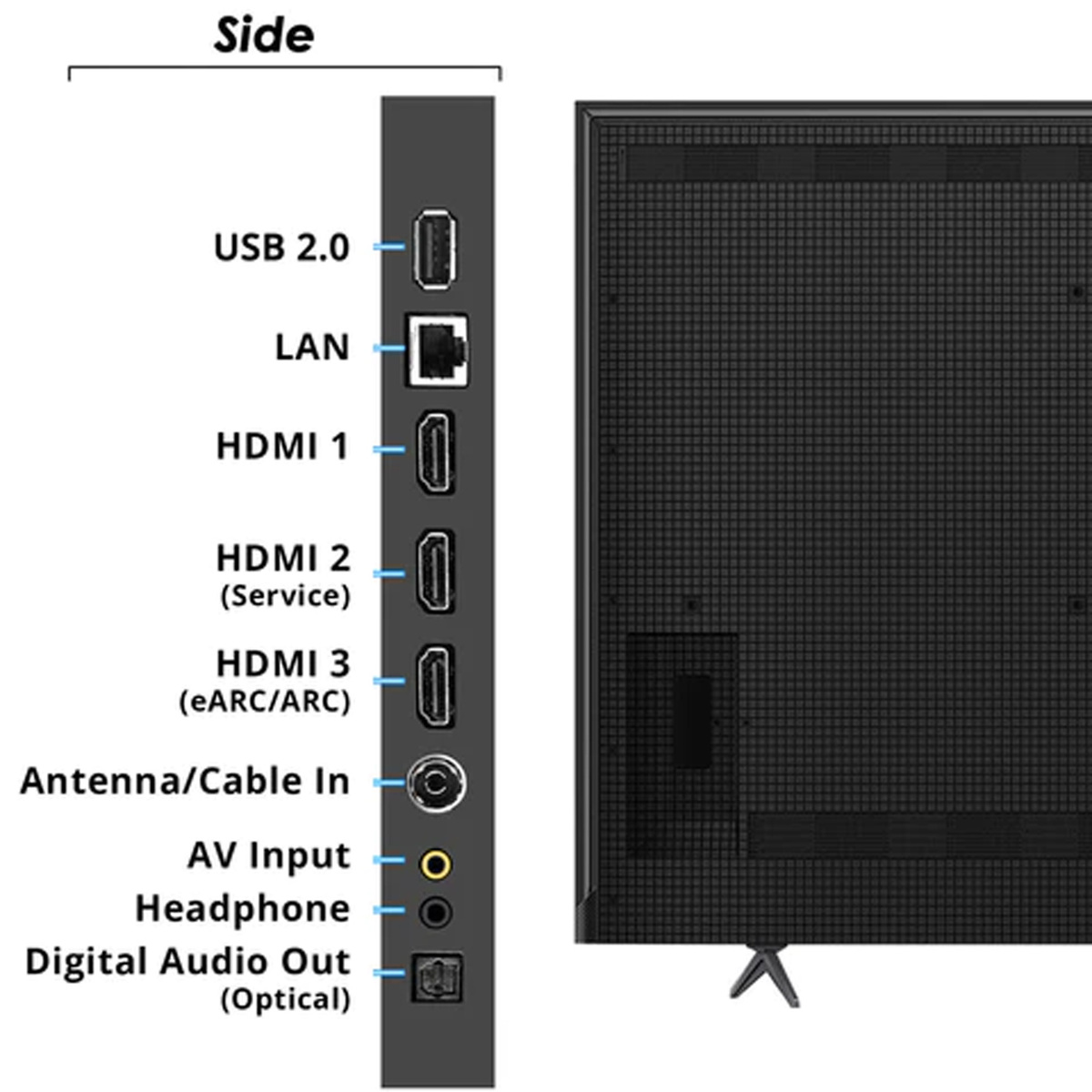 تي سي إل تلفاز ذكي UHD 4K 55 بوصة، 55V6B