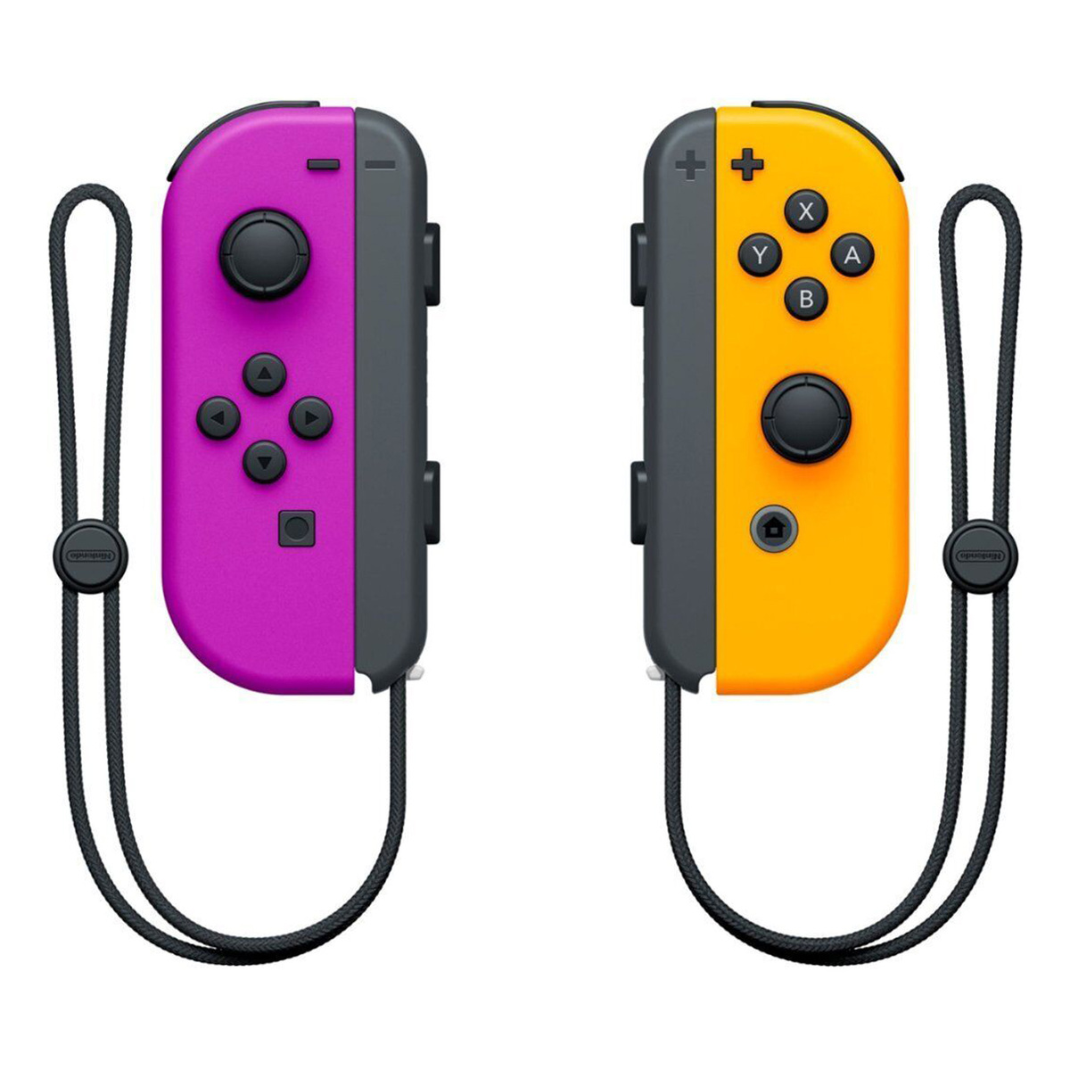 Nintendo Switch Joy-Con Controllers, Neon Purple and Neon Orange