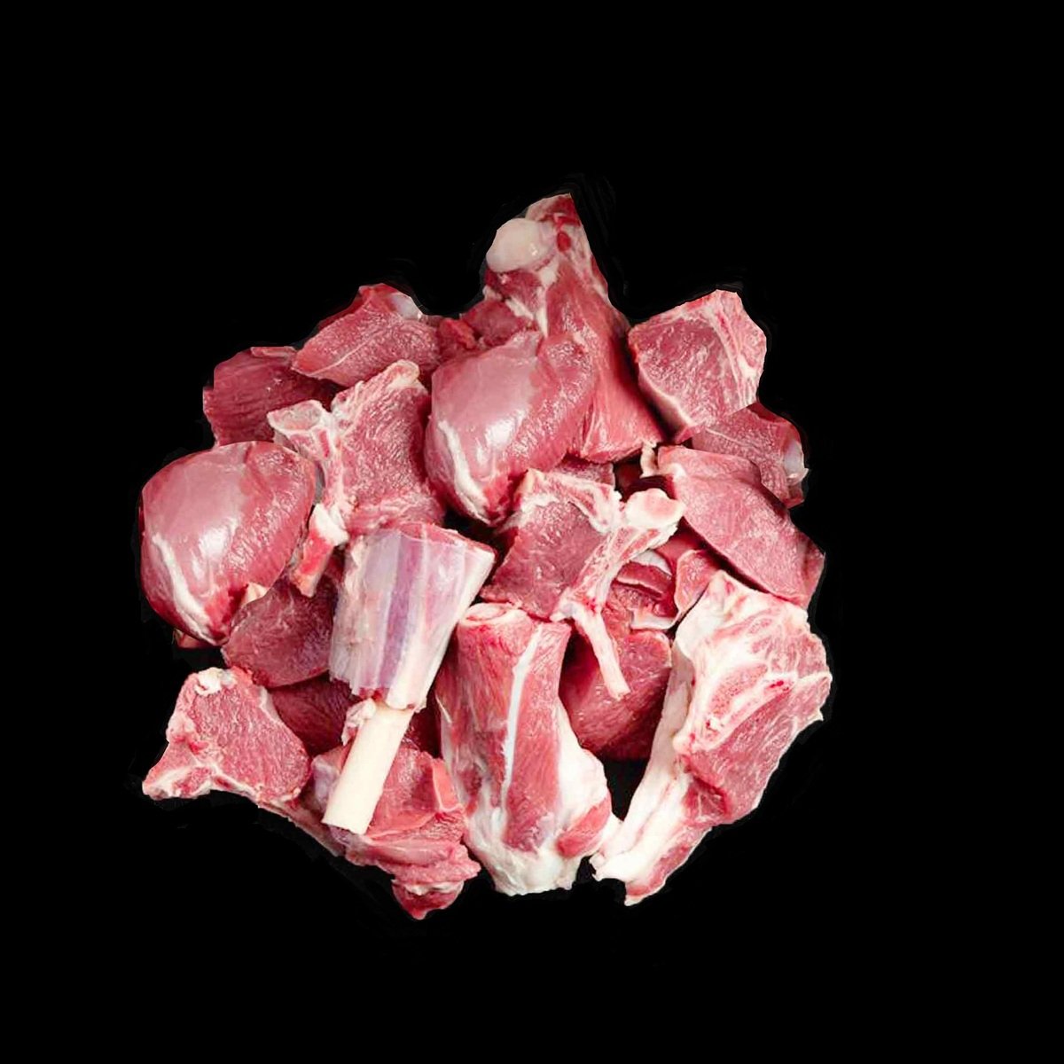 قطع لحم خروف عماني مذبوح 500 جم