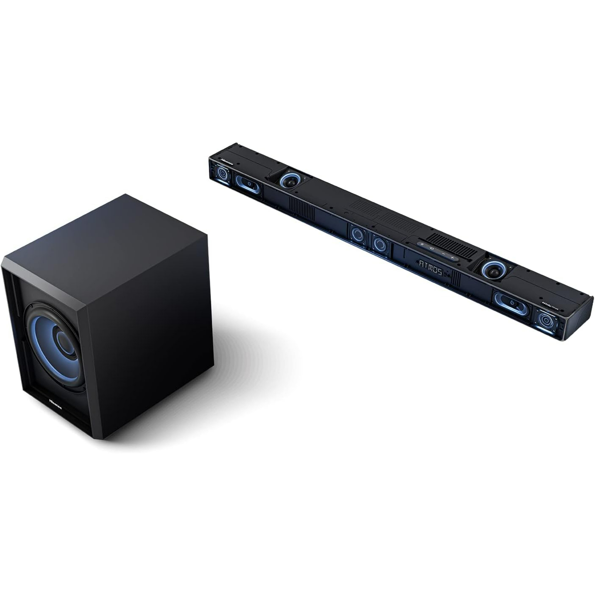 Hisense 3.1.2ch Premium Sound Bar with Wireless Subwoofer, 420W, Bluetooth 5.0, 7 EQ Modes, U3120G