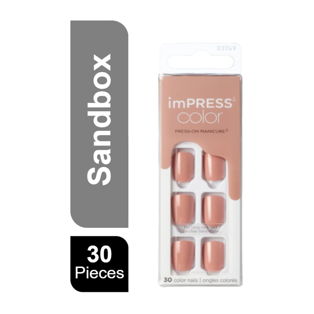 Kiss Impress Sandbox Color Nails 30 pcs