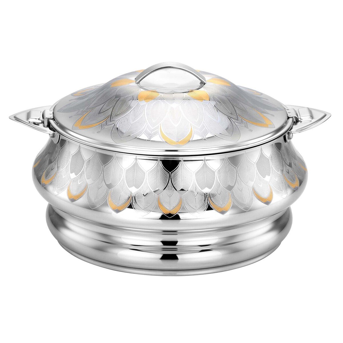 Pradeep Salena Stainless Steel Hot Pot, 5000 ml, Gold