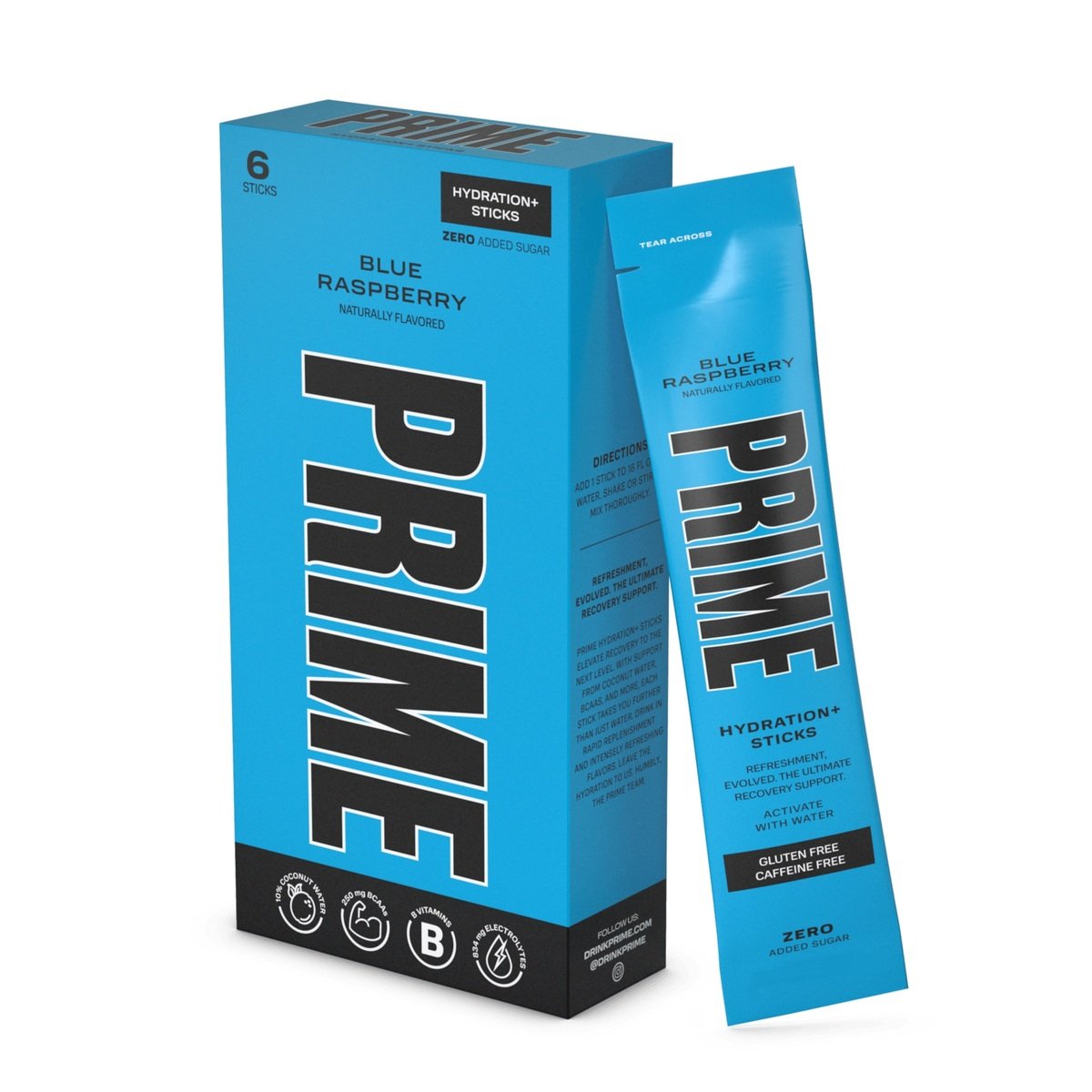 Prime Blue Raspberry Hydration Sticks 9.71 g